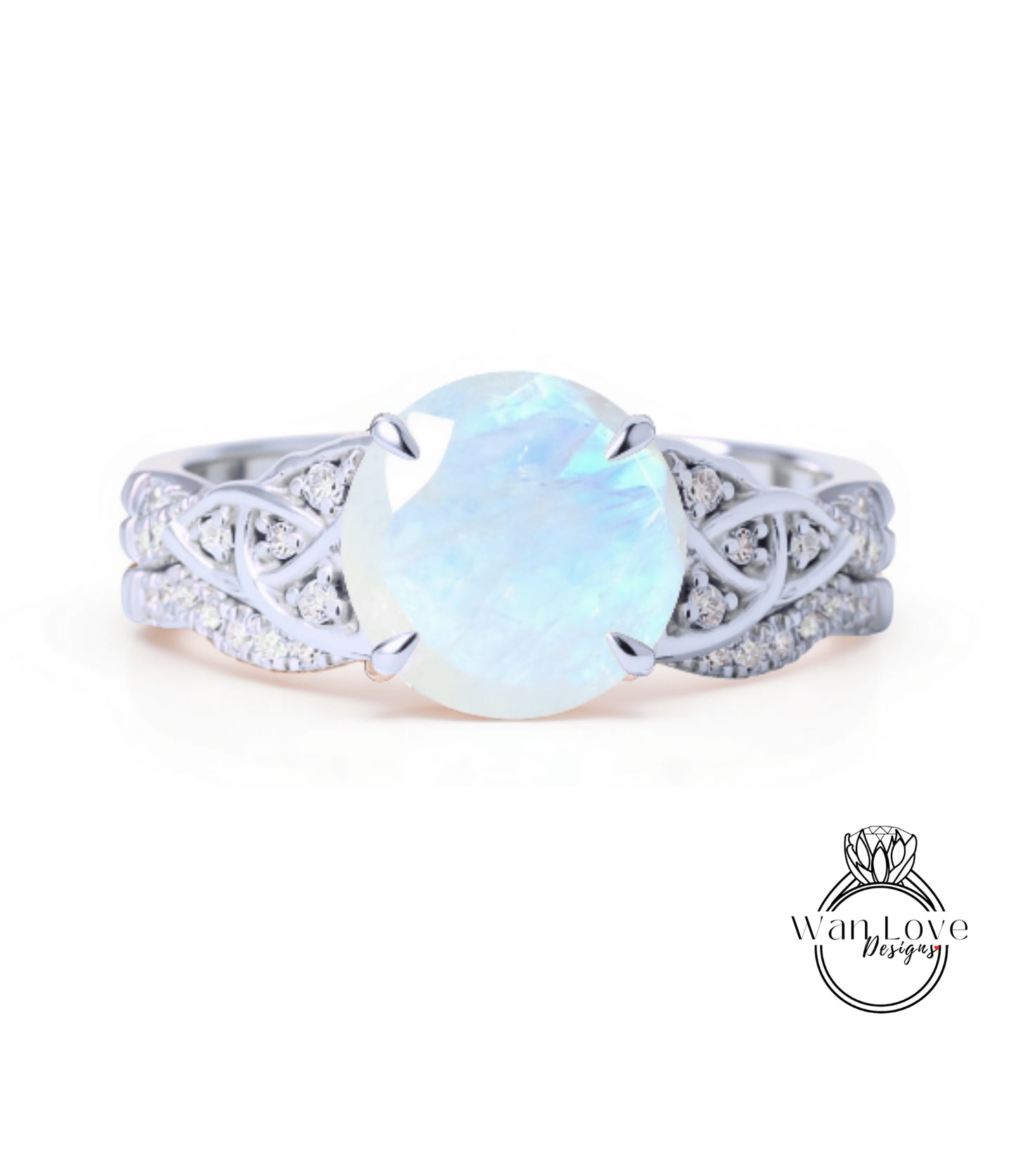 A silver ring with a large, round opal stone set in a decorative band.