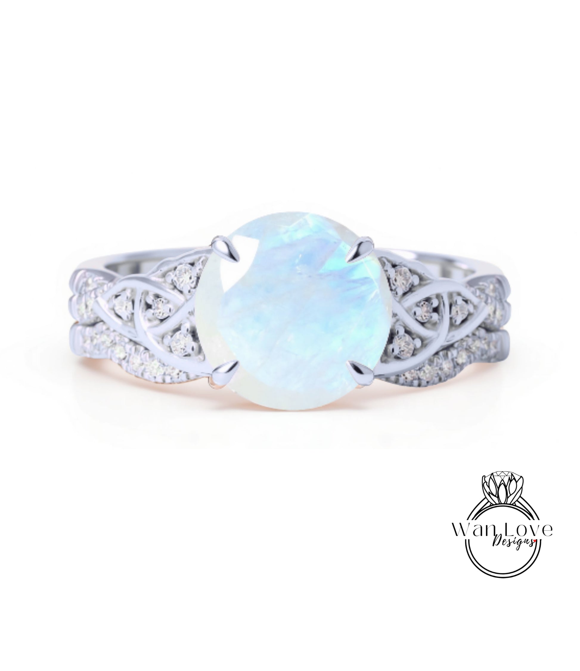 A silver ring with a large, round opal stone set in a decorative band.