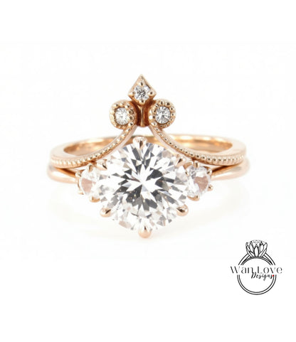 a beautiful engagement ring with a large, brilliant-cut diamond set in a gold band.
