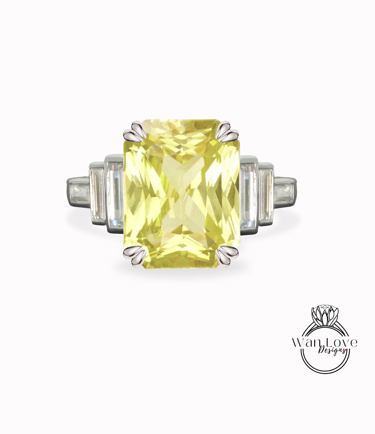 Anello di fidanzamento con alessandrite taglio cuscino mezzaluna Moissanite diamante oro rosa diamante art deco anello con tre pietre matrimonio anniversario nuziale