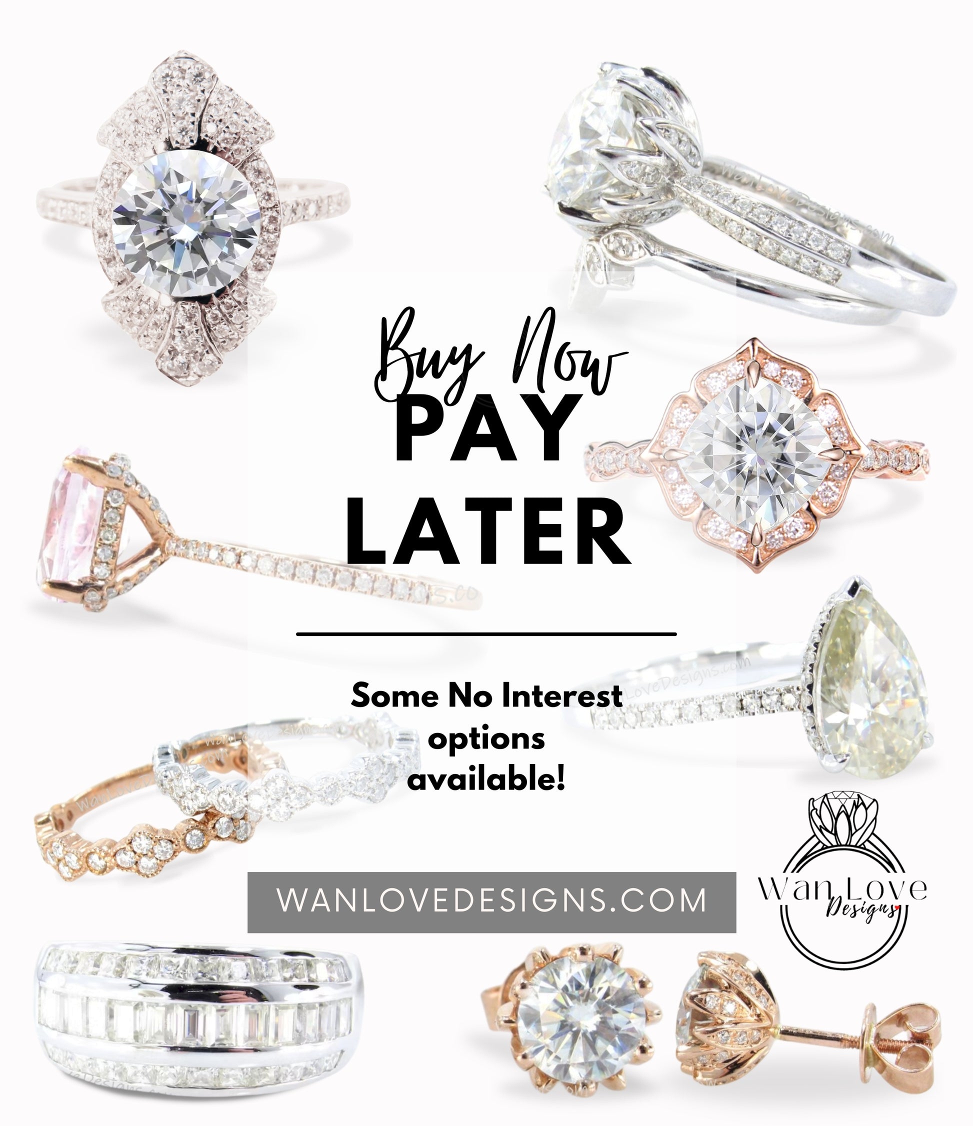 Buy Now Pay Later Financing No Interest or Layaway/Payment Plan-Down Payment *Don't add to cart, Please ask for Custom Listing