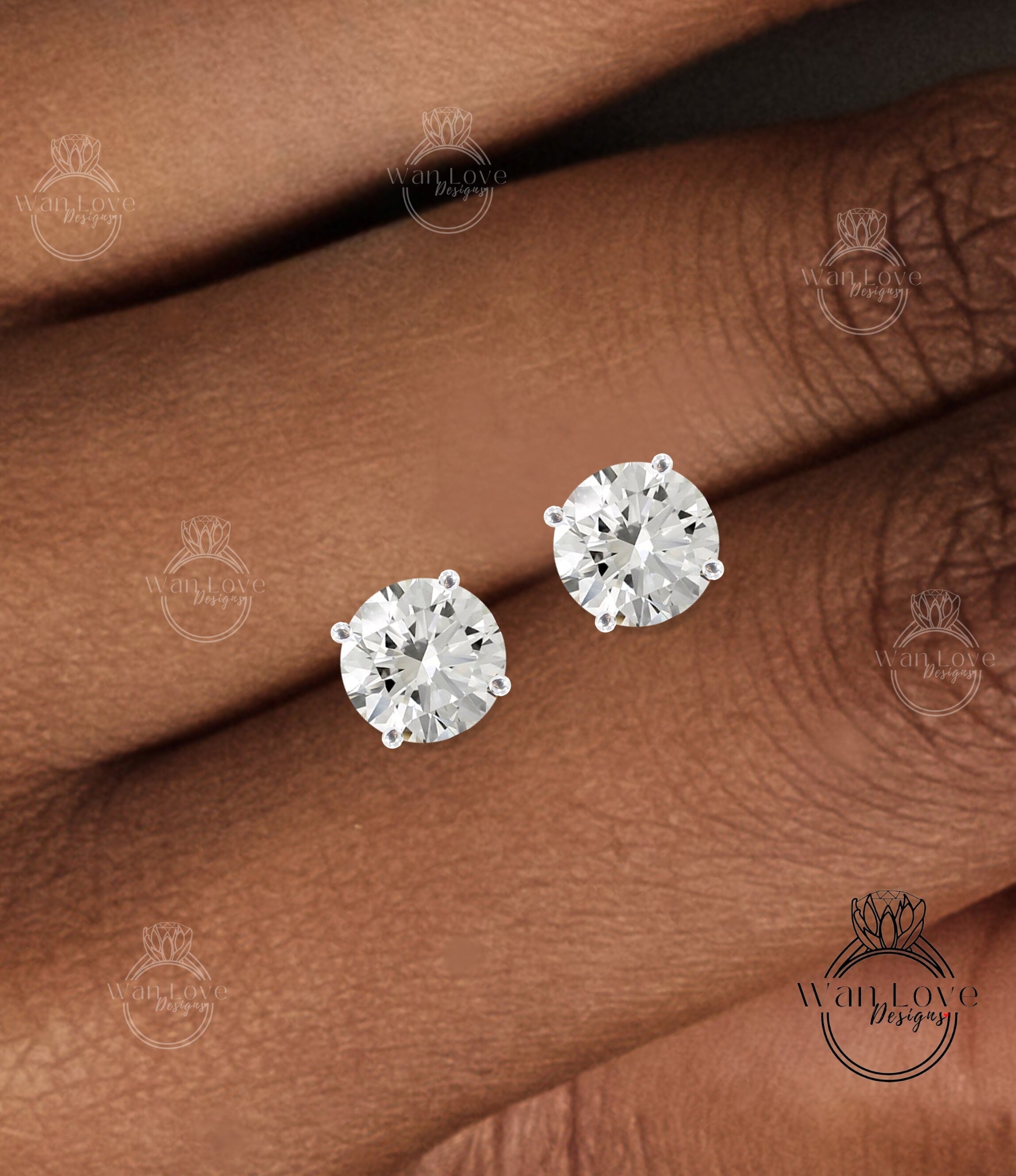 Buy Aurelia Aria Lab Diamond Studs At Best Price| Karuri Jewellers