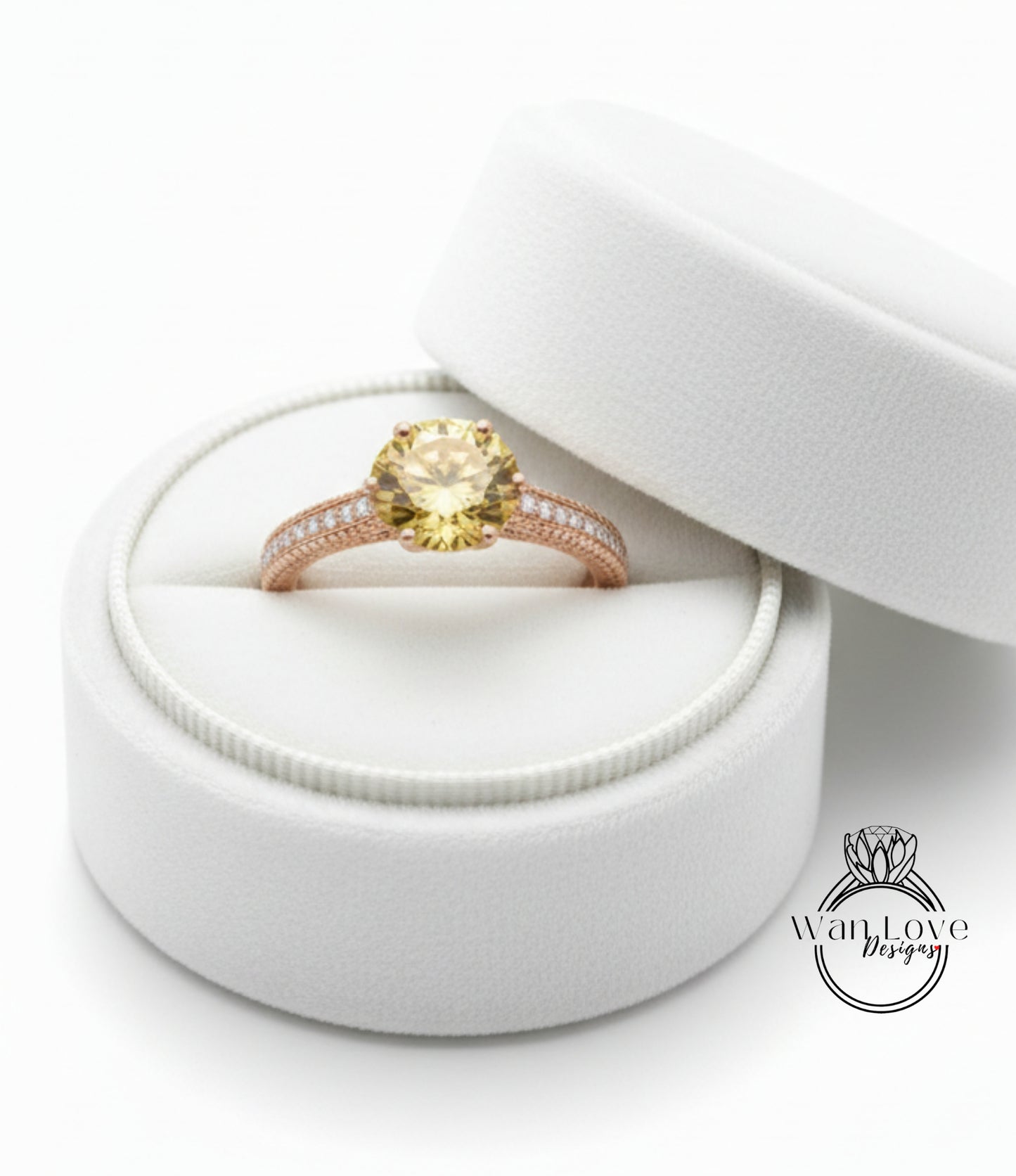 Anello di fidanzamento con perline floreali in filigrana Milgrain con zaffiro rosa chiaro e diamanti, rotondo, personalizzato, in oro 18kt, platino, matrimonio 14kt