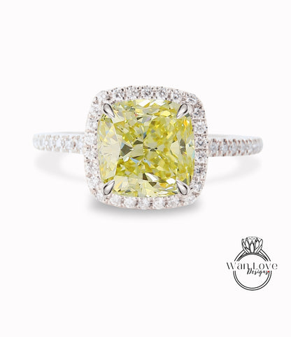 Anello di fidanzamento con diamanti con nodo celtico | Anello di fidanzamento in oro massiccio 14k fatto a mano con diamanti da laboratorio IGI