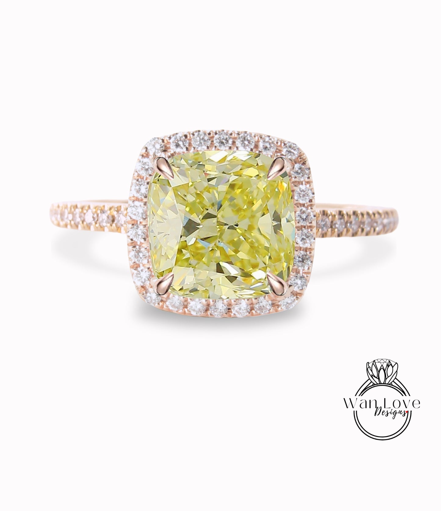 Anello di fidanzamento con diamanti con nodo celtico | Anello di fidanzamento in oro massiccio 14k fatto a mano con diamanti da laboratorio IGI