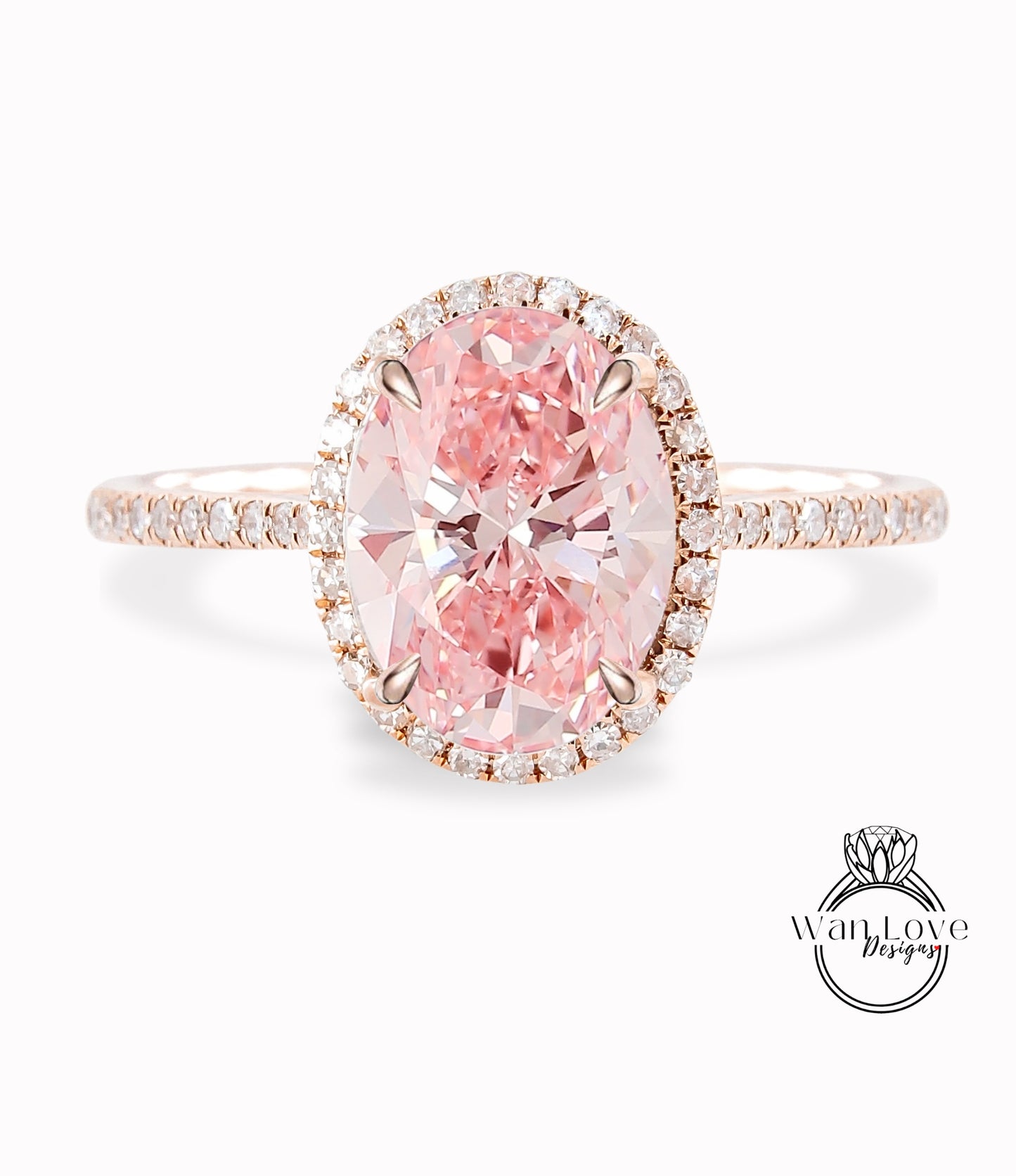 Anello di fidanzamento con diamanti con nodo celtico | Anello di fidanzamento in oro massiccio 14k fatto a mano con diamanti da laboratorio IGI