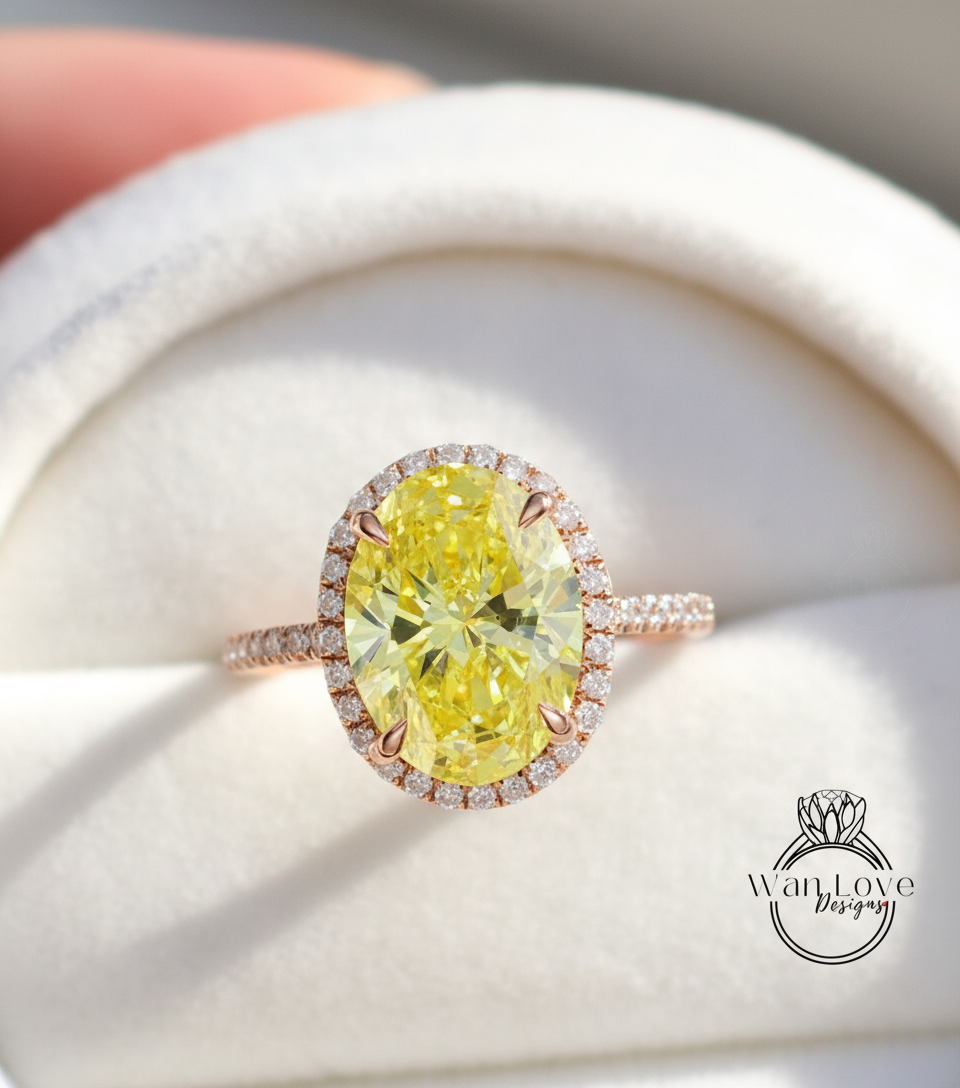 Anello di fidanzamento con diamanti con nodo celtico | Anello di fidanzamento in oro massiccio 14k fatto a mano con diamanti da laboratorio IGI