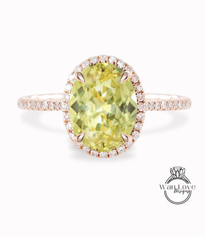 Anello di fidanzamento con zaffiro pesca Anello di fidanzamento vintage in oro rosa per donne Anello con diamante taglio a forma di pera Regalo di anniversario nuziale