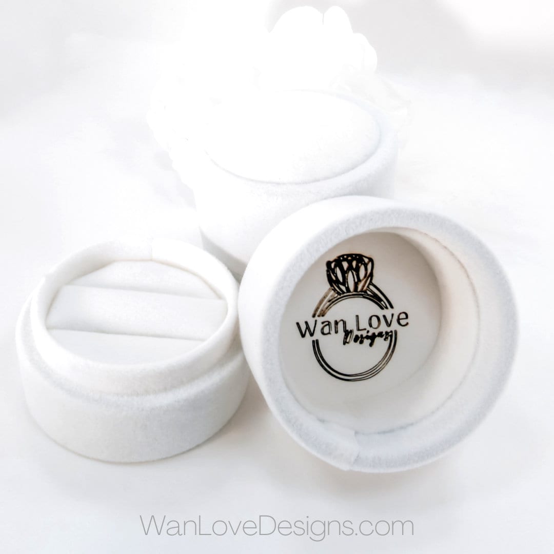 Alexandrite & Diamond Hexagon Milgrain 3 Stone Round Engagement Ring, 14k 18k White Yellow Rose Gold,Custom, Wedding, Anniversary Gift Wan Love Designs
