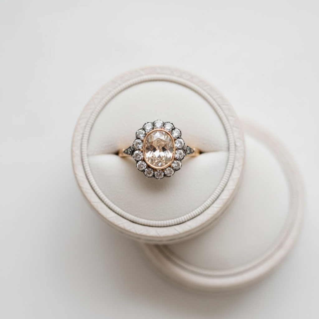 Custom Listing for,Antique Cushion & OEC Moissanite Elongated Antique Engagement Ring-4ct-10x8mm-10k 14k 18k White Yellow Rose Gold