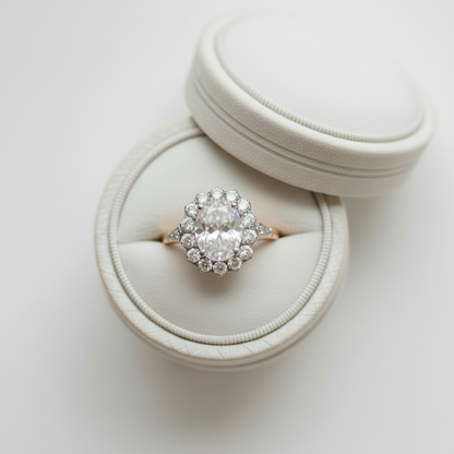 Custom Listing for,Antique Cushion & OEC Moissanite Elongated Antique Engagement Ring-4ct-10x8mm-10k 14k 18k White Yellow Rose Gold