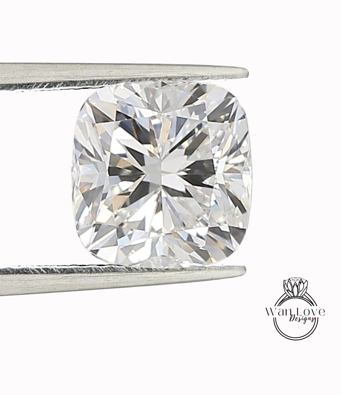 Upgrade to Cushion Princess OR Asscher Diamond, Sapphire, Emerald, Alexandrite, Moissanite, Spinel, or Ruby Center Gem -Blue, Pink, White, Green, Purple Color Change (Alexandrite Color), Grey, Black, Aquamarine Light Blue, Red