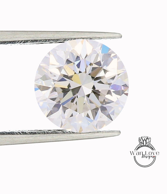 Upgrade to Round Diamond, Sapphire, Emerald, Alexandrite, Moissanite, Spinel, or Ruby Center Gem -Blue, Pink, White, Green, Purple Color Change (Alexandrite Color), Grey, Black, Aquamarine Light Blue, Red