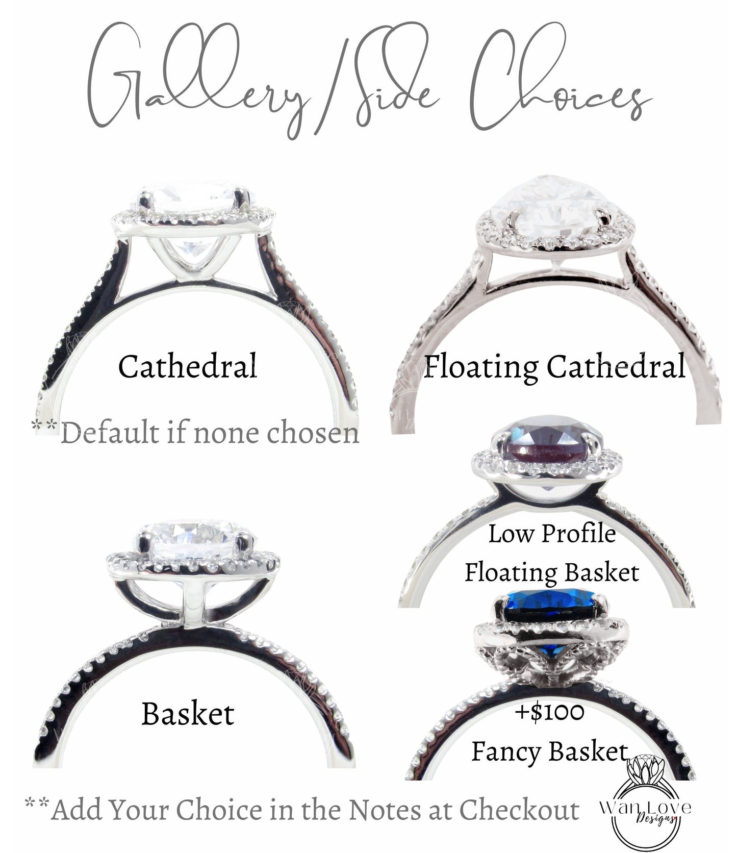 Lavender Amethyst & Diamond Halo Engagement Ring, Cushion, Round, Light, Custom, Wedding, Annievrsary Gift, Commitment Wan Love Designs