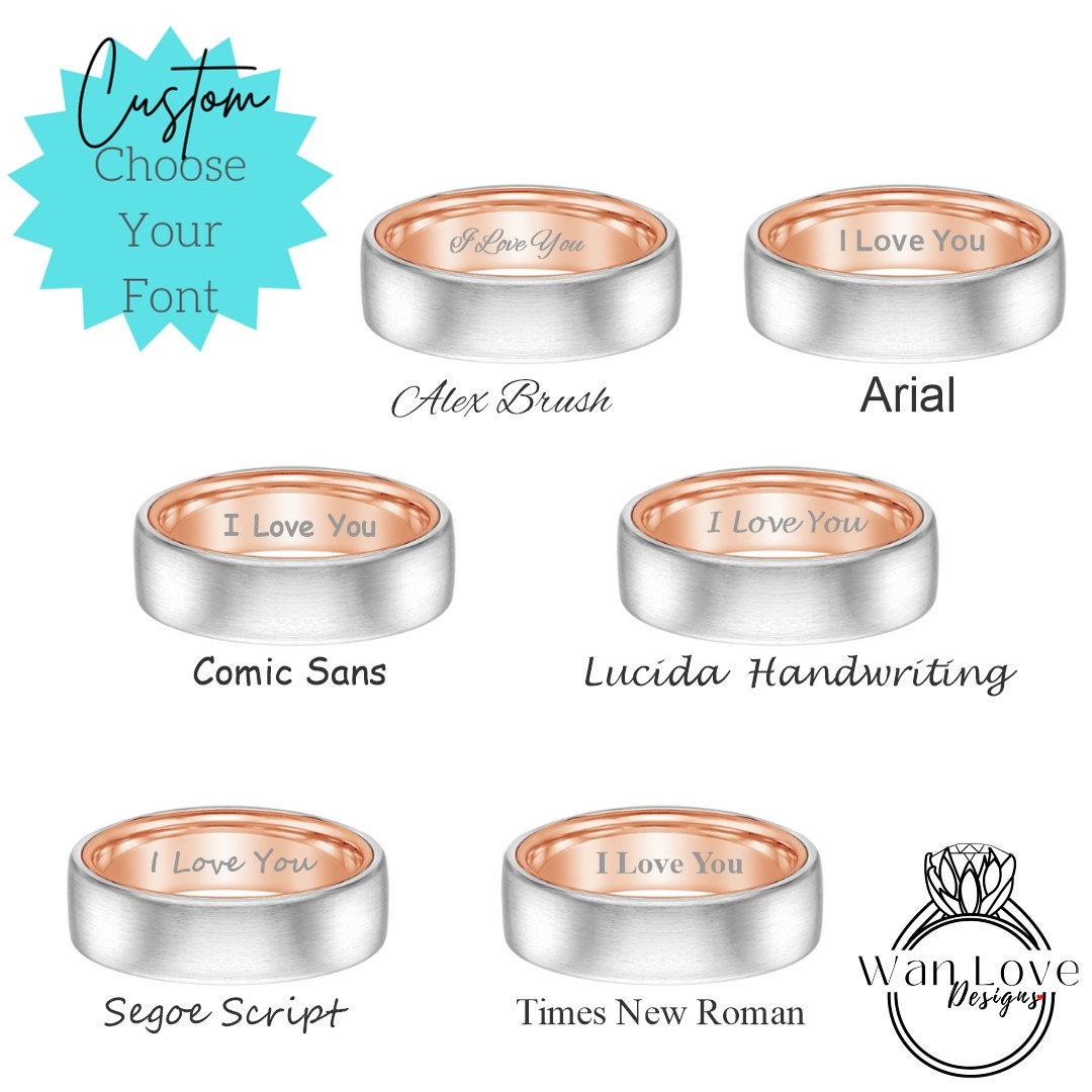 Custom mens deals promise rings