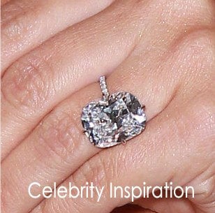 Moissanite Engagement Ring Celebrity Ring Elongated Cushion 4ct 18k White Gold Bridal Wedding Anniversary ring Basket-Ready to Ship Wan Love Designs